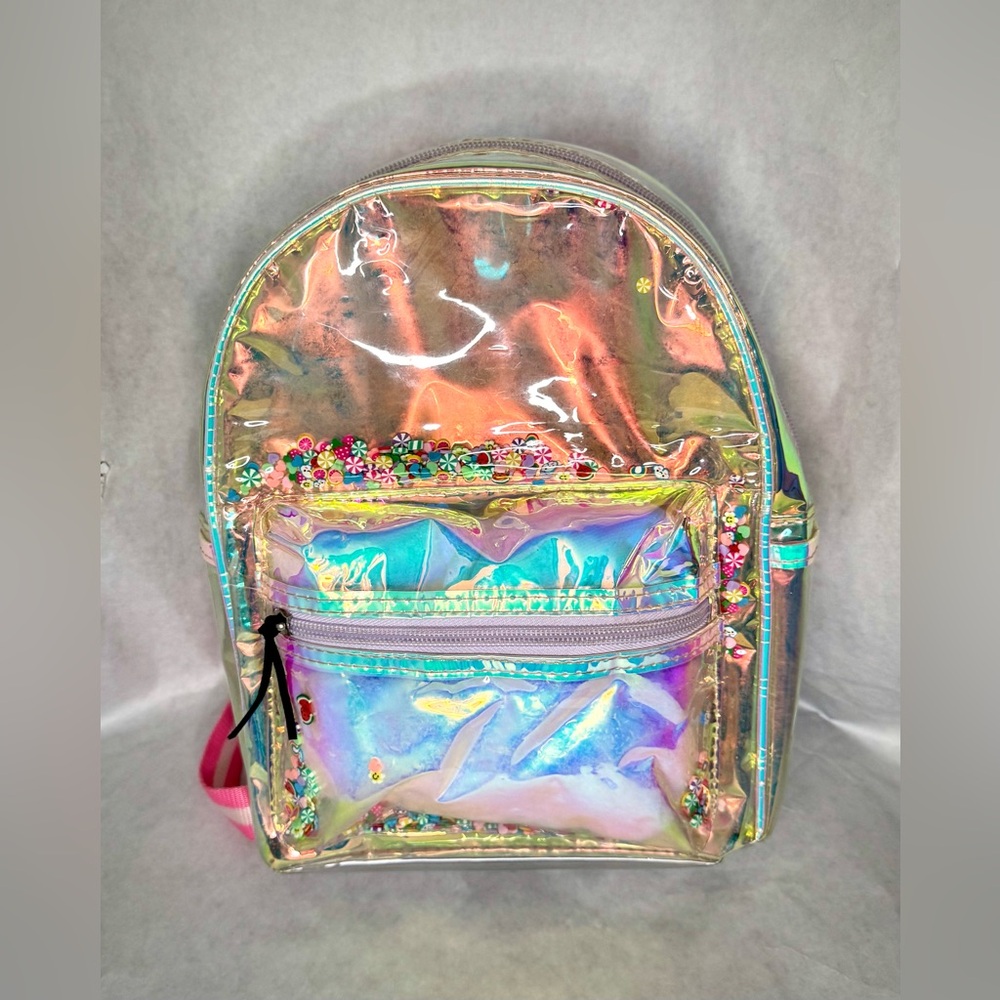 Translucent Backpack with confetti Beads - Picture 1 of 15